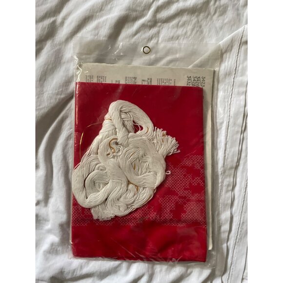 Bucilla Christmas Needlecraft Kit No. 3429 "Poinsettia" Easy-Care Table Panel Se - Picture 8 of 13